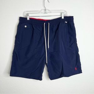 Polo Ralph Lauren Men Swim Trunks Size XXL Blue Swimwear  A3